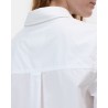 Detalje billede af Closed Cropped Classic Shirt White på model
