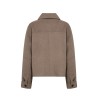 Pack shot af Leveté Room Owa 25 Jacket Taupe bagfra