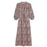 Pack shot af Apof Maya Dress Kaleidoscopic Liberty Paisley kjole på hvid baggrund