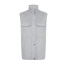 Pack shot af Leveté Room Owa 30 Waistcoat Light Grey Melange