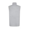 Pack shot af Leveté Room Owa 30 Waistcoat Light Grey Melange bagfra