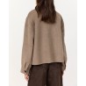 Modelbillede af Leveté Room Owa 25 Jacket Taupe bagfra