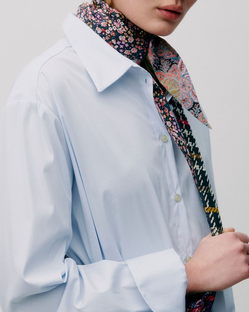 Model billede af Apof Palma Bandana  Kaleidoscopic Phoebe & Jo liberty print