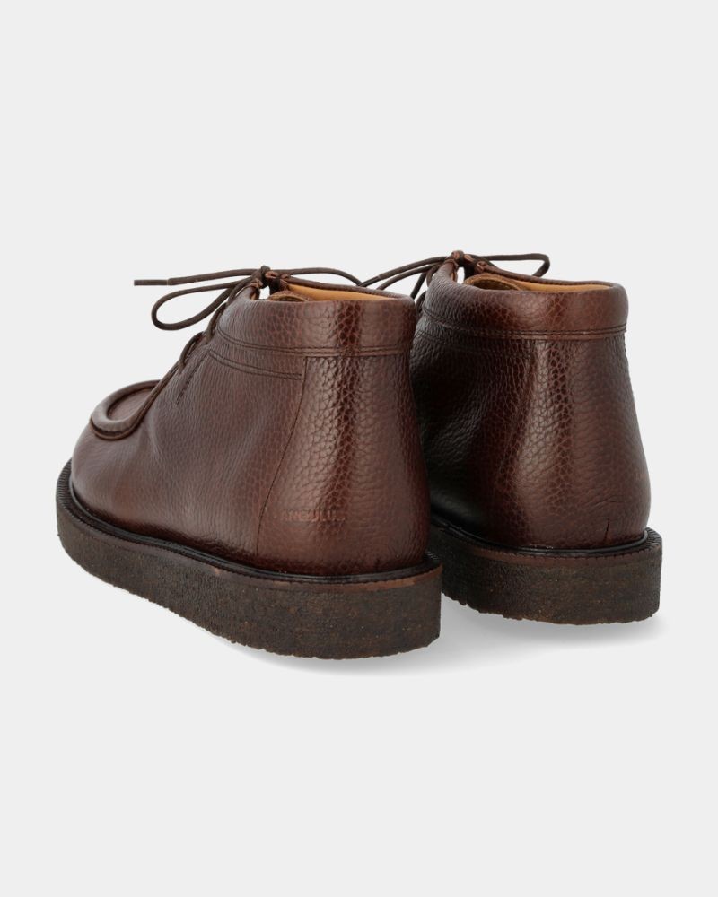 Angulus 7426 Lace Up Boot Dark Brown Mørkebrun snørestøvle