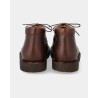 Angulus 7426 Lace Up Boot Dark Brown mørkebrun snørestøvle set bagfra