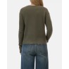 Model billede af Closed Cardigan V-Neck Forrest Green bagfra