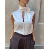 Modelbillede af Dorothee Schumacher Blouse Sense Of Shine Ecru