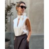 Modelbillede af Dorothee Schumacher Blouse Sense Of Shine Ecru