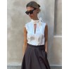 Modelbillede af Dorothee Schumacher Blouse Sense Of Shine Ecru