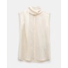 Pack shot af Dorothee Schumacher Blouse Sense Of Shine Eggshell på neutral baggrund