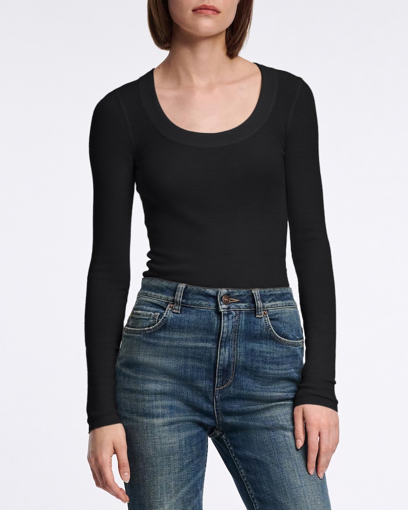 Modelbillede af Dorothee Schumacher Sort urban merino pullover