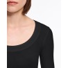 Close up af Dorothee Schumacher sort urban merino pullover