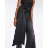 Detalje billede af Dorothee Schumacher sort poplin top med maxi sløjfe