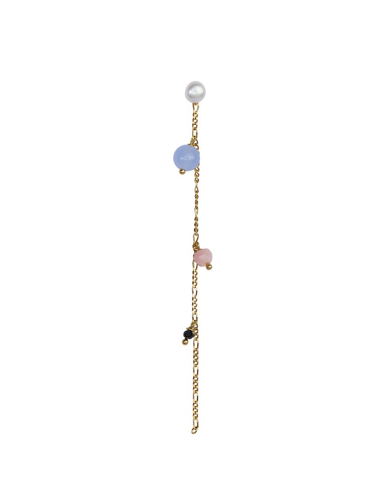 Pack shot af Stine A Callas Earring Long Paradise på hvid baggrund