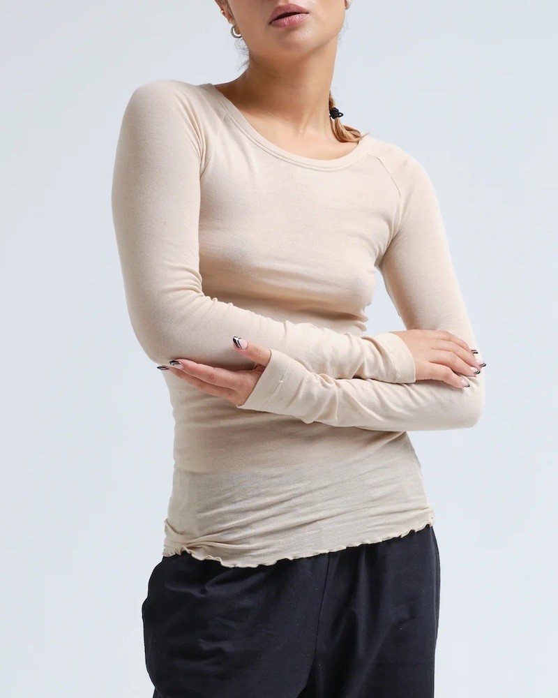 Model billede af Seamless Basic Elvira dark sand