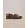 Rivecour Loafer 84 marron - mørkebrun skind med lakoverflade