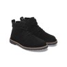 Pack shot af Birkenstock Uppsala Mid Shearling Suede Black på hvid baggrund