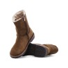 Pack shot af Birkenstock Uppsala Zip Shearling Suede Dark Tea