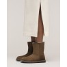 Modelbillede af Birkenstock Uppsala Zip Shearling Suede Dark Tea