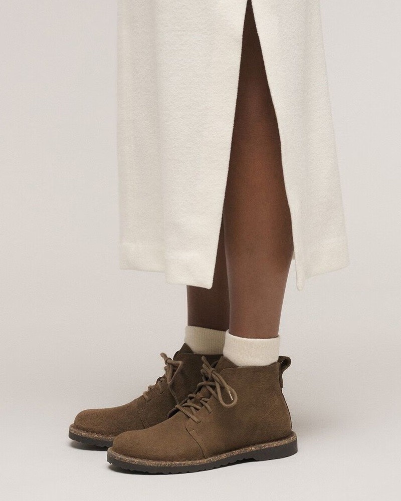 Modelbillede af Birkenstock Uppsala Mid Suede Leather Dark Tea