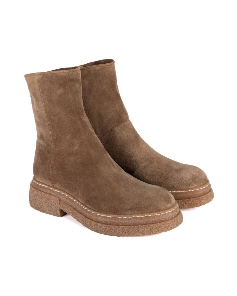 Pack shot af Alberto Fasciani Gill 86035 taupe ruskinds støvle