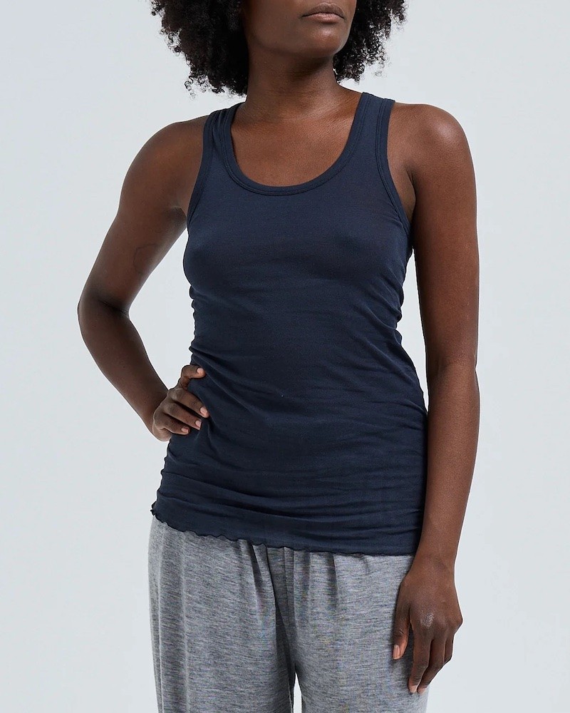 Model billede af Seamless Basic Bella top midnight