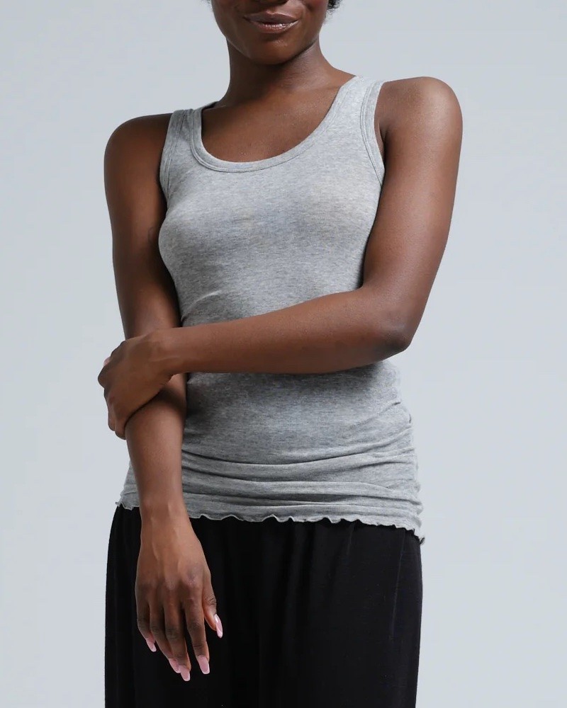 Model billede af Seamless Basic Bella Top Grey Melange
