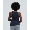 Model billede af Seamless Basic Bella top midnight mørkeblå bagfra
