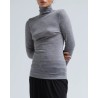 Model billede af Seamless Basic Lola Wool Roll Neck Grey