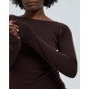 Close up af Seamless Basic Jade Wool Dark Brown