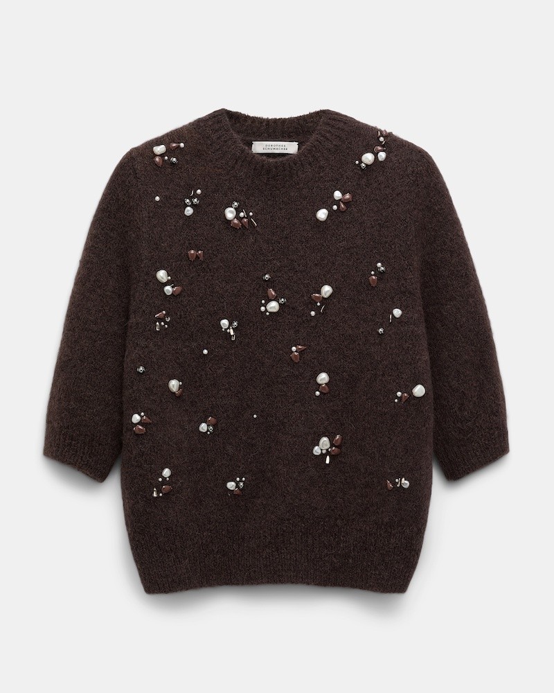 Pack shot af Dorothee Schumacher Loving Touch Pullover Black Chocolate