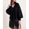 Scarlett Poppies Antonina Top Onyx Black på model