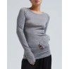 Model billede af Seamless Basic Jade Merino Wool Grey Melange