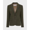 Pack shot af Gerard Darel Noelie Blazer Khaki på neutral baggrund