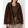 Model billede af Gerard Darel Morgane Jacket Fake Fur Brown
