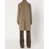 Model billede af Gerard Darel Megane Coat Taupe bagfra