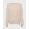 Pack shot af Gerard Darel Ema Cashmere Natural strik på neutral baggrund
