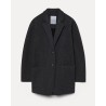 Pack shot af Pomandere Oversize Blazer Graphite Grå på neutral baggrund