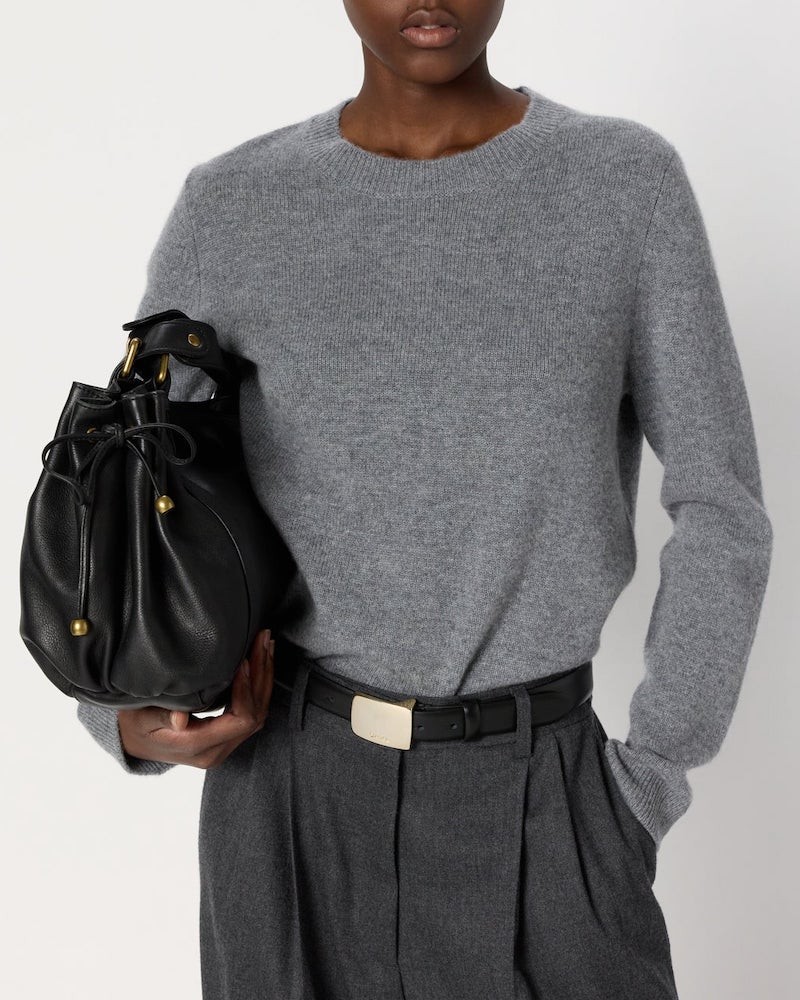 Model billede af Gerard Darel Emelyne Cashmere Grey Melange strik jumper