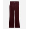 Pack shot af Vanessa Bruno Dompay Corduroy Bordeaux på neutral baggrund