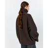 Model billede af Leveté Room Perle 3 Turtleneck Dark Brown