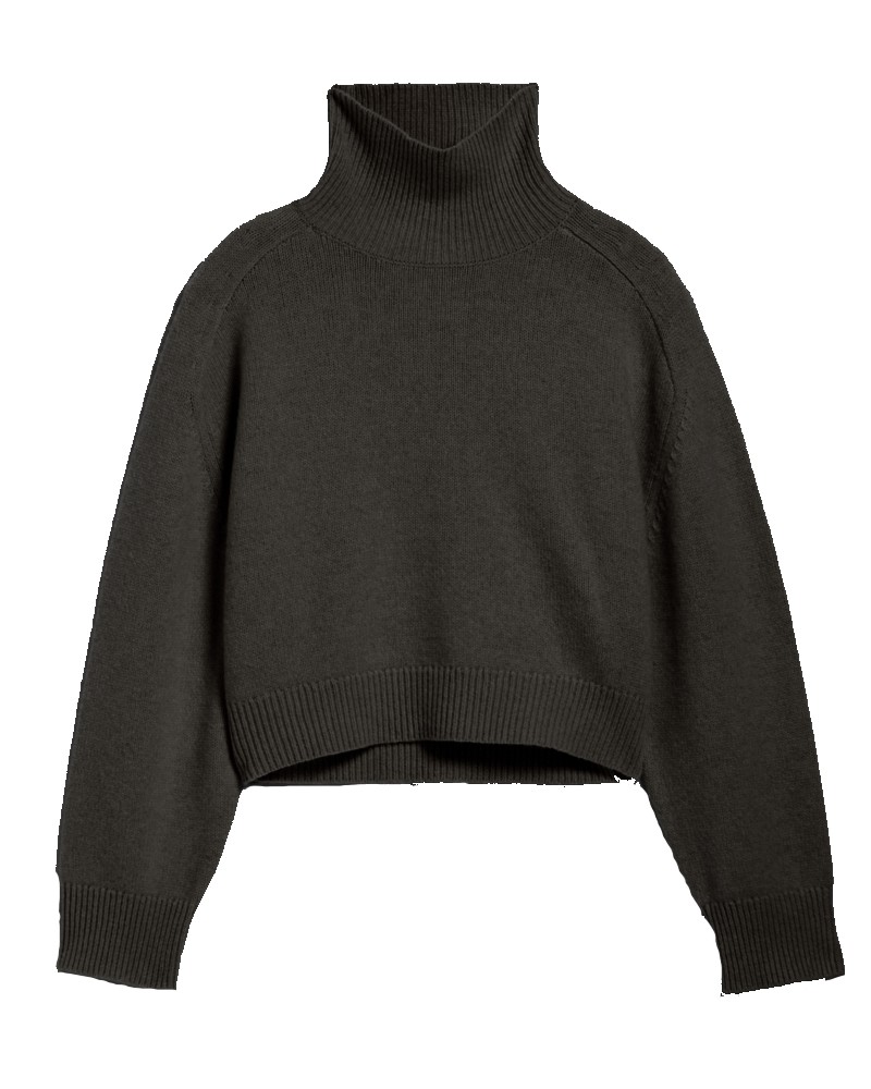 Pack shot af Vanessa Bruno Ballerine Turtleneck Anthracite på neutral baggrund