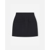 Pack shot af Herskind Benjamin Skirt Navy nederdel på neutral baggrund