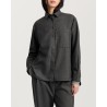 Model billede af Aiayu Lynette Shirt Fine Wool Dark Grey