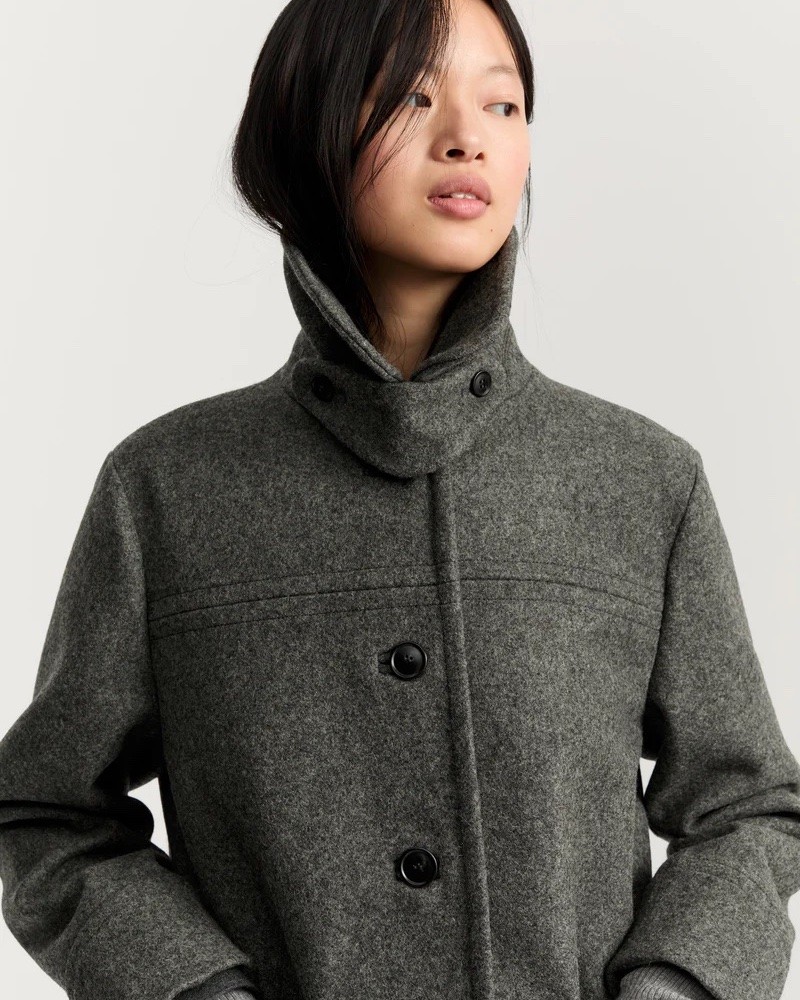 Model billede af Aiayu Jamie Jacket Loden Pure Grey