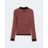 Pack shot af Guest In Residence Chevron Shrunken Polo Burnt Cocoa Combo bagfra