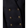Close up af knapper på Dondup Peacoat DJ714 Navy