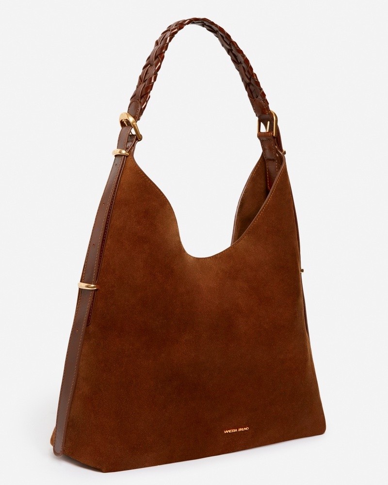 Pack shot af Vanessa Bruno Jess Large Hobo Cognac taske