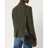 Gerard Darel Noelie Blazer Khaki på model set bagfra