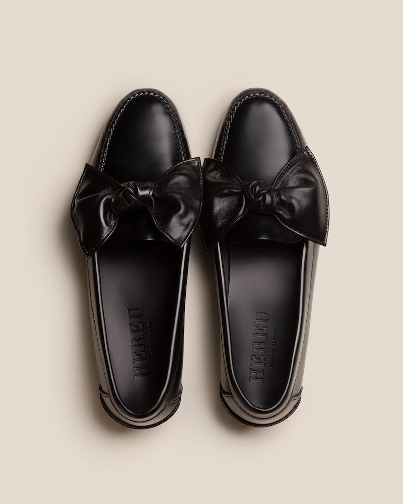 Hereu Corbati Loafer med sløjfe set oppefra